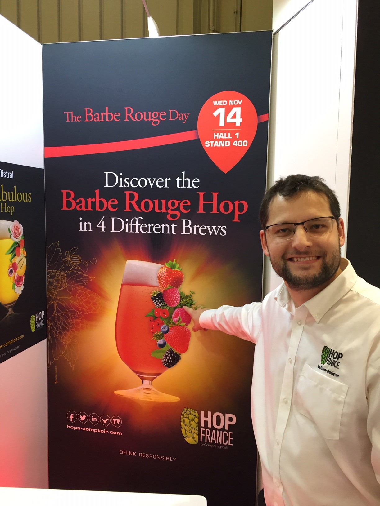 Braubeviale 2018 - Hop France Barbe Rouge 4ever